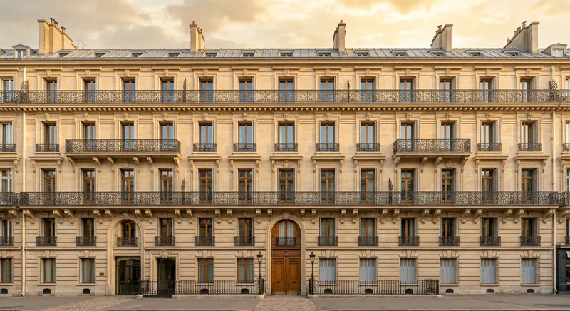 Façade d'immeuble haussmannien